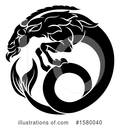 Capricorn Clipart #1580040 by AtStockIllustration