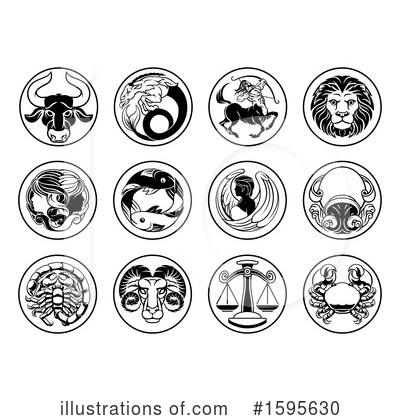 Horoscop Clipart #1595630 by AtStockIllustration