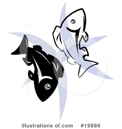 Pisces Clipart #19886 by AtStockIllustration