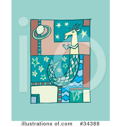Royalty-Free (RF) Astrology Clipart Illustration by Lisa Arts - Stock Sample #34388