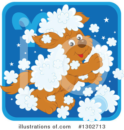 Astrology Dog Clipart #1302713 by Alex Bannykh