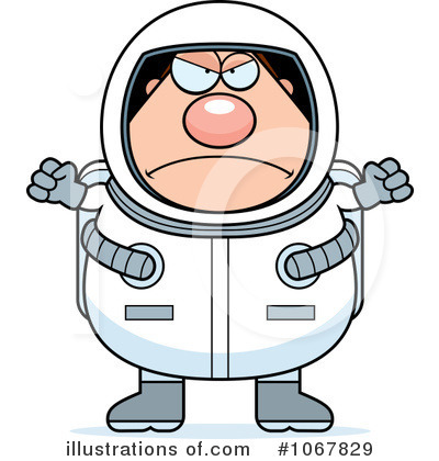 Royalty-Free (RF) Astronaut Clipart Illustration by Cory Thoman - Stock Sample #1067829