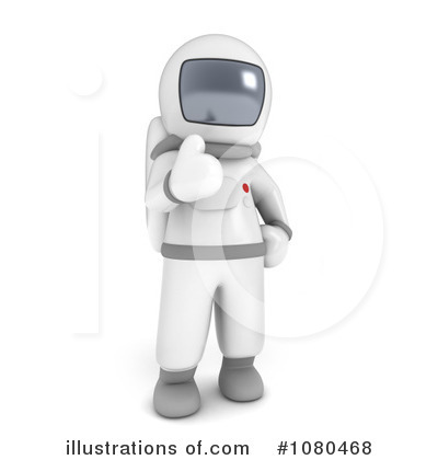 Royalty-Free (RF) Astronaut Clipart Illustration by BNP Design Studio - Stock Sample #1080468