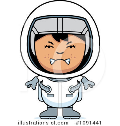 Royalty-Free (RF) Astronaut Clipart Illustration by Cory Thoman - Stock Sample #1091441