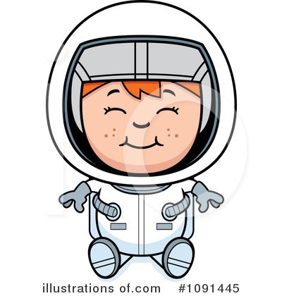 Royalty-Free (RF) Astronaut Clipart Illustration by Cory Thoman - Stock Sample #1091445