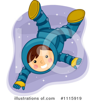 Royalty-Free (RF) Astronaut Clipart Illustration by BNP Design Studio - Stock Sample #1115919