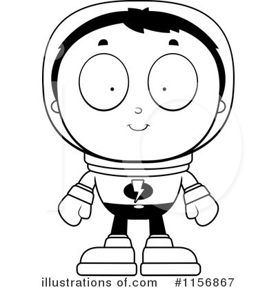 Royalty-Free (RF) Astronaut Clipart Illustration by Cory Thoman - Stock Sample #1156867