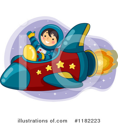 Royalty-Free (RF) Astronaut Clipart Illustration by BNP Design Studio - Stock Sample #1182223