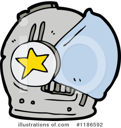 Royalty-Free (RF) Astronaut Clipart Illustration by lineartestpilot - Stock Sample #1186592
