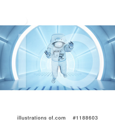 Royalty-Free (RF) Astronaut Clipart Illustration by Mopic - Stock Sample #1188603