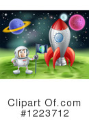 Astronaut Clipart #1223712 by AtStockIllustration