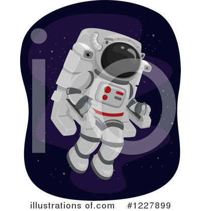 Royalty-Free (RF) Astronaut Clipart Illustration by BNP Design Studio - Stock Sample #1227899