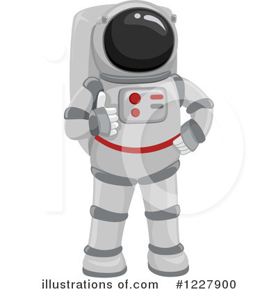 Royalty-Free (RF) Astronaut Clipart Illustration by BNP Design Studio - Stock Sample #1227900