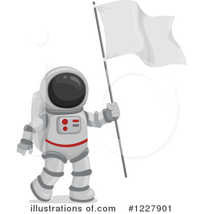 White Flag Clipart #1227901 by BNP Design Studio