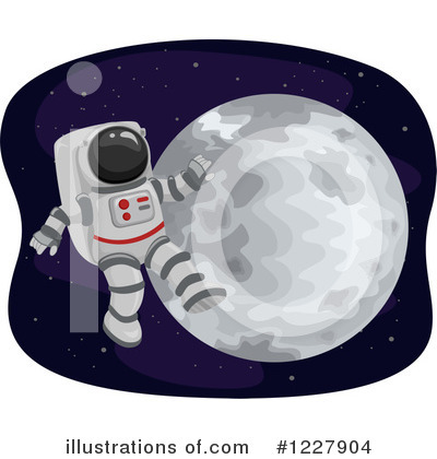 Royalty-Free (RF) Astronaut Clipart Illustration by BNP Design Studio - Stock Sample #1227904