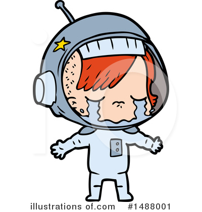 Royalty-Free (RF) Astronaut Clipart Illustration by lineartestpilot - Stock Sample #1488001