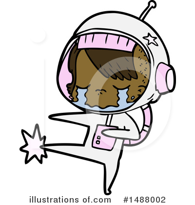 Royalty-Free (RF) Astronaut Clipart Illustration by lineartestpilot - Stock Sample #1488002