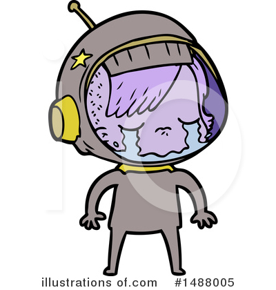 Royalty-Free (RF) Astronaut Clipart Illustration by lineartestpilot - Stock Sample #1488005