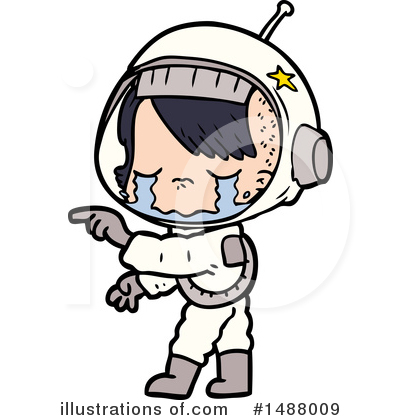 Royalty-Free (RF) Astronaut Clipart Illustration by lineartestpilot - Stock Sample #1488009