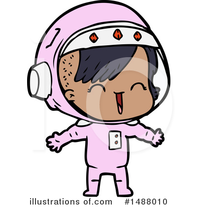 Royalty-Free (RF) Astronaut Clipart Illustration by lineartestpilot - Stock Sample #1488010