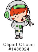 Astronaut Clipart #1488024 by lineartestpilot