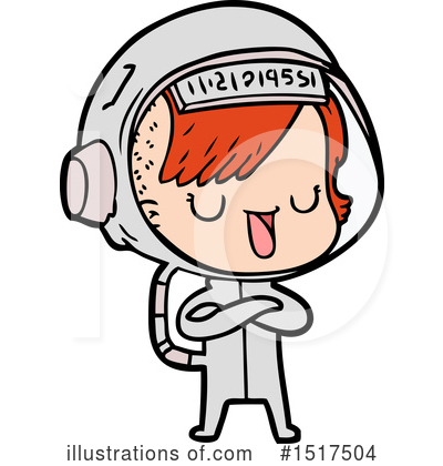 Royalty-Free (RF) Astronaut Clipart Illustration by lineartestpilot - Stock Sample #1517504
