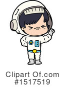 Astronaut Clipart #1517519 by lineartestpilot