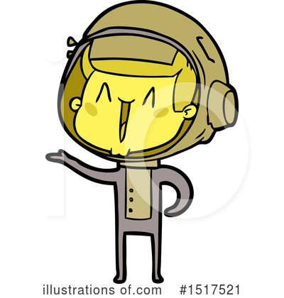 Royalty-Free (RF) Astronaut Clipart Illustration by lineartestpilot - Stock Sample #1517521