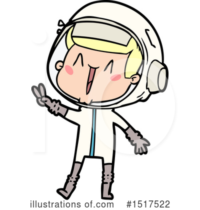 Royalty-Free (RF) Astronaut Clipart Illustration by lineartestpilot - Stock Sample #1517522