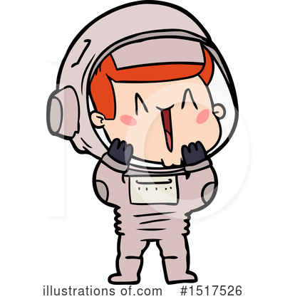 Royalty-Free (RF) Astronaut Clipart Illustration by lineartestpilot - Stock Sample #1517526