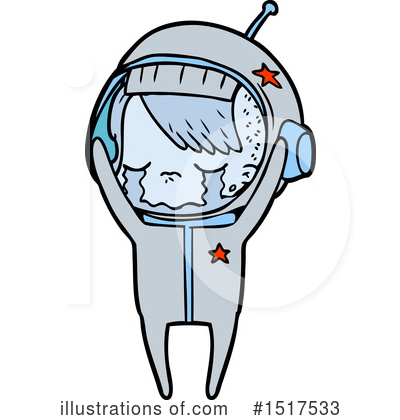 Royalty-Free (RF) Astronaut Clipart Illustration by lineartestpilot - Stock Sample #1517533