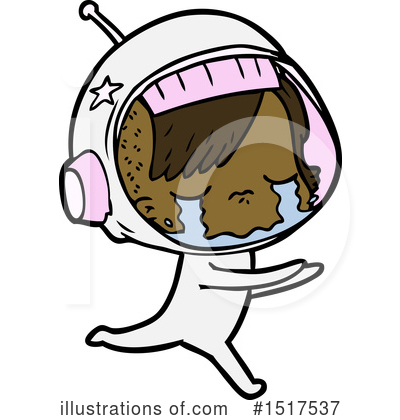 Royalty-Free (RF) Astronaut Clipart Illustration by lineartestpilot - Stock Sample #1517537