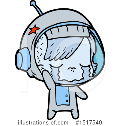 Royalty-Free (RF) Astronaut Clipart Illustration by lineartestpilot - Stock Sample #1517540