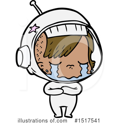 Royalty-Free (RF) Astronaut Clipart Illustration by lineartestpilot - Stock Sample #1517541