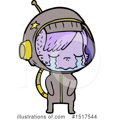 Royalty-Free (RF) Astronaut Clipart Illustration by lineartestpilot - Stock Sample #1517544