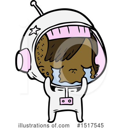 Royalty-Free (RF) Astronaut Clipart Illustration by lineartestpilot - Stock Sample #1517545