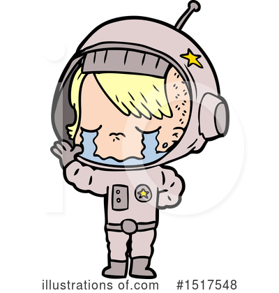 Royalty-Free (RF) Astronaut Clipart Illustration by lineartestpilot - Stock Sample #1517548