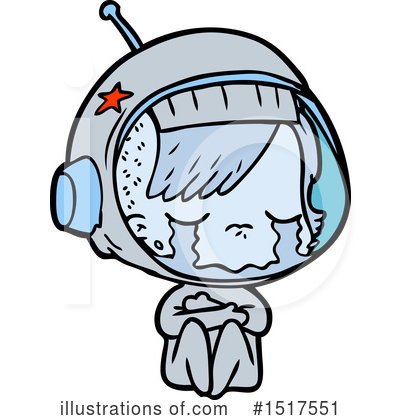 Royalty-Free (RF) Astronaut Clipart Illustration by lineartestpilot - Stock Sample #1517551