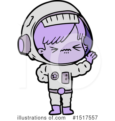 Royalty-Free (RF) Astronaut Clipart Illustration by lineartestpilot - Stock Sample #1517557