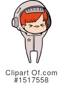 Astronaut Clipart #1517558 by lineartestpilot