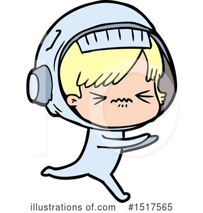 Royalty-Free (RF) Astronaut Clipart Illustration by lineartestpilot - Stock Sample #1517565