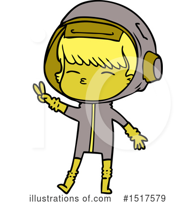 Royalty-Free (RF) Astronaut Clipart Illustration by lineartestpilot - Stock Sample #1517579
