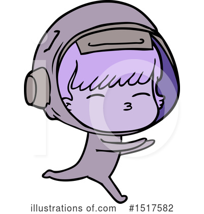 Royalty-Free (RF) Astronaut Clipart Illustration by lineartestpilot - Stock Sample #1517582
