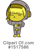 Astronaut Clipart #1517586 by lineartestpilot