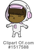 Astronaut Clipart #1517588 by lineartestpilot