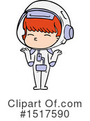 Astronaut Clipart #1517590 by lineartestpilot