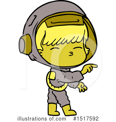 Royalty-Free (RF) Astronaut Clipart Illustration by lineartestpilot - Stock Sample #1517592