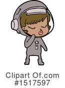 Astronaut Clipart #1517597 by lineartestpilot