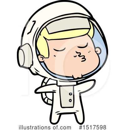 Royalty-Free (RF) Astronaut Clipart Illustration by lineartestpilot - Stock Sample #1517598