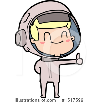 Royalty-Free (RF) Astronaut Clipart Illustration by lineartestpilot - Stock Sample #1517599